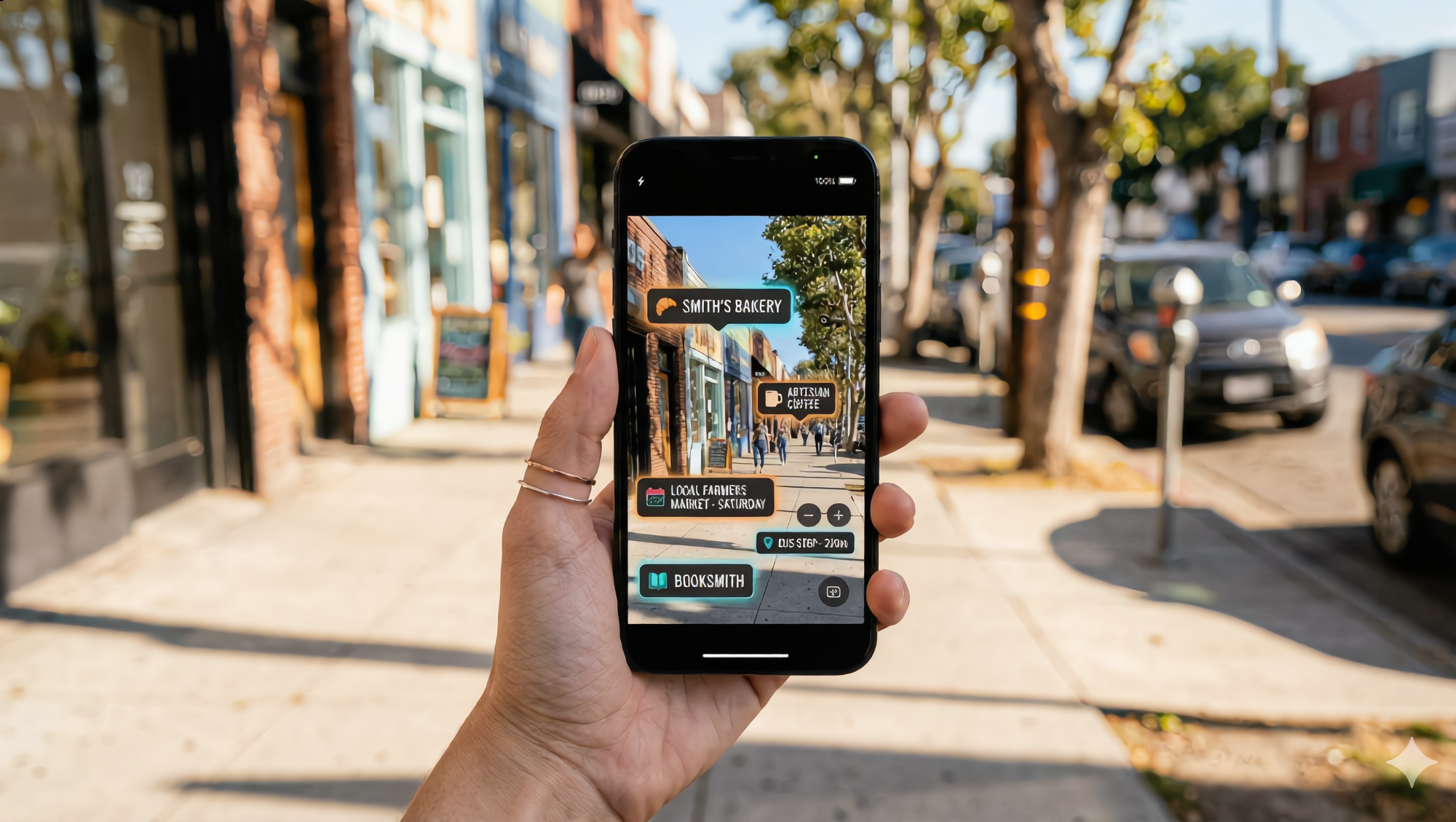 AR content discovery experience